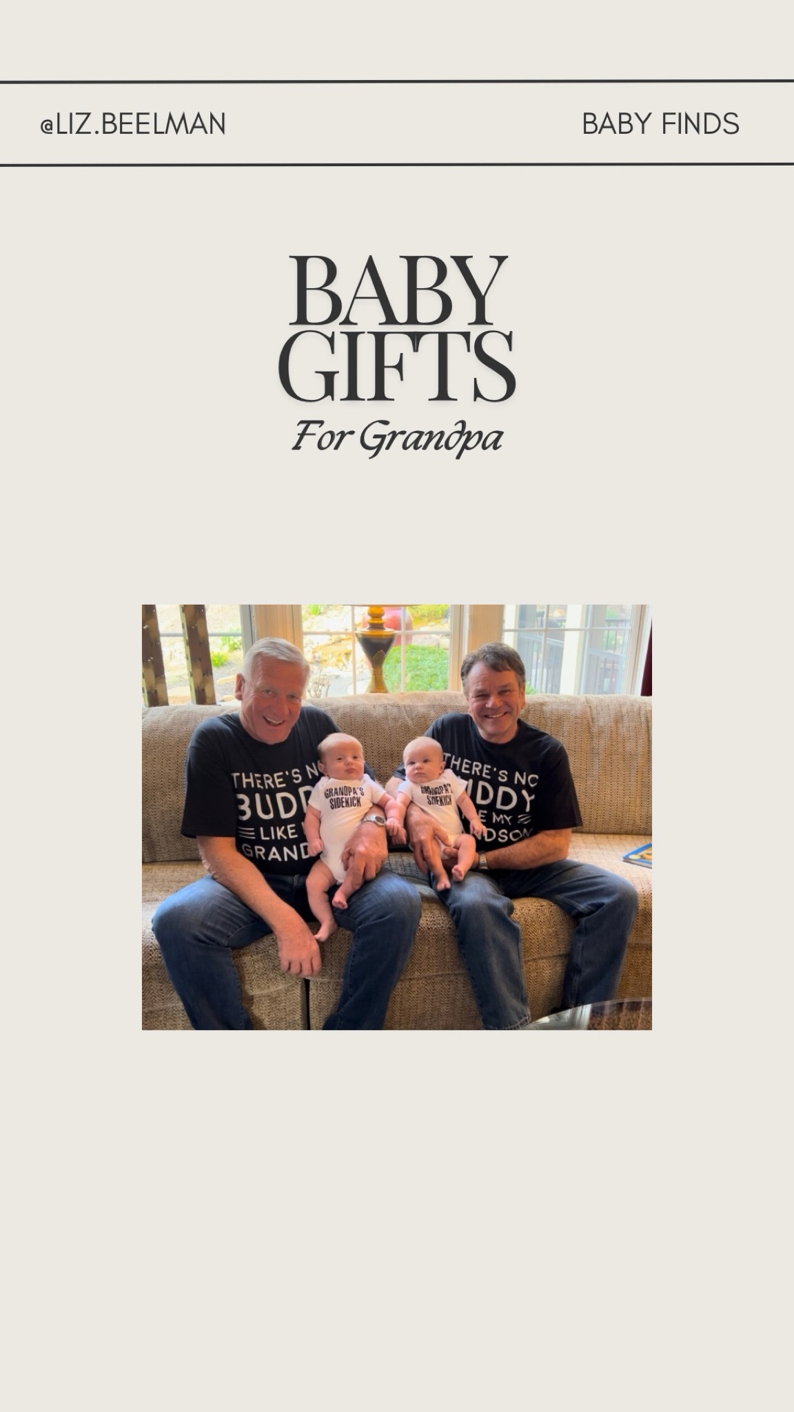 Baby gifts for grandpa

#LTKFindsUnder50 #LTKBaby #LTKFamily