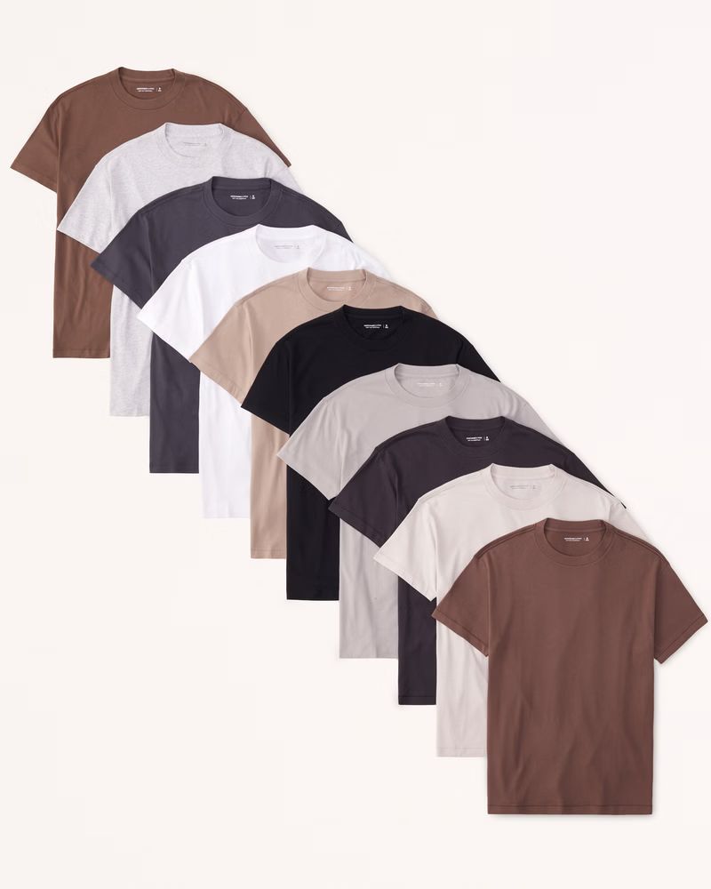 10-Pack Essential Tees | Abercrombie & Fitch (US)