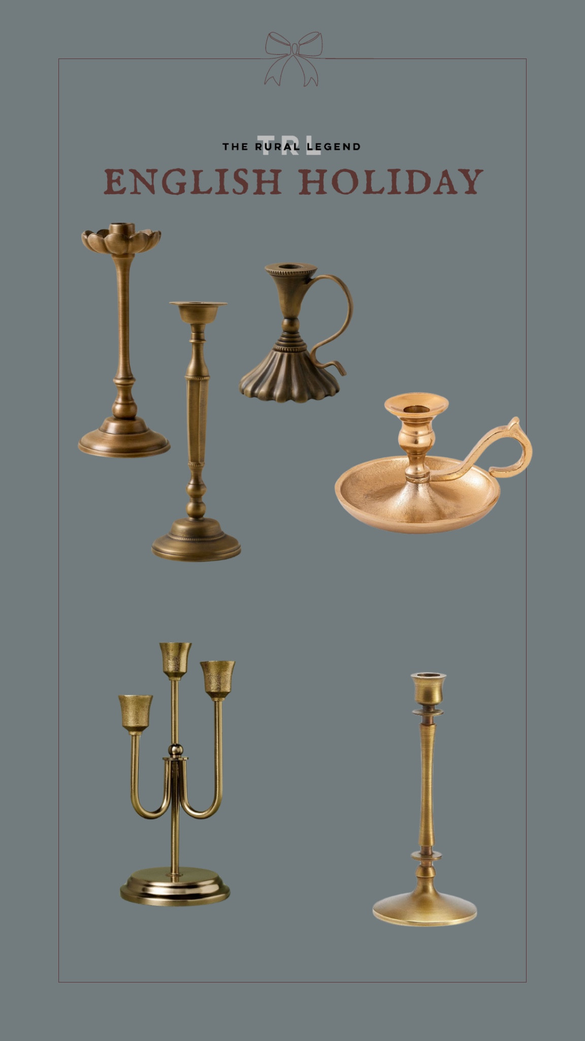 English vintage Victorian Christmas candle sticks and holders

#LTKFindsUnder50 #LTKHome #LTKSeasonal