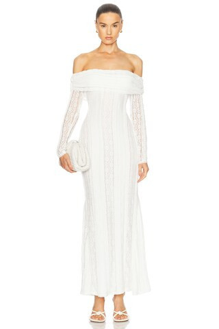Charo Ruiz Ibiza Minerva Long Dress in White | FWRD 