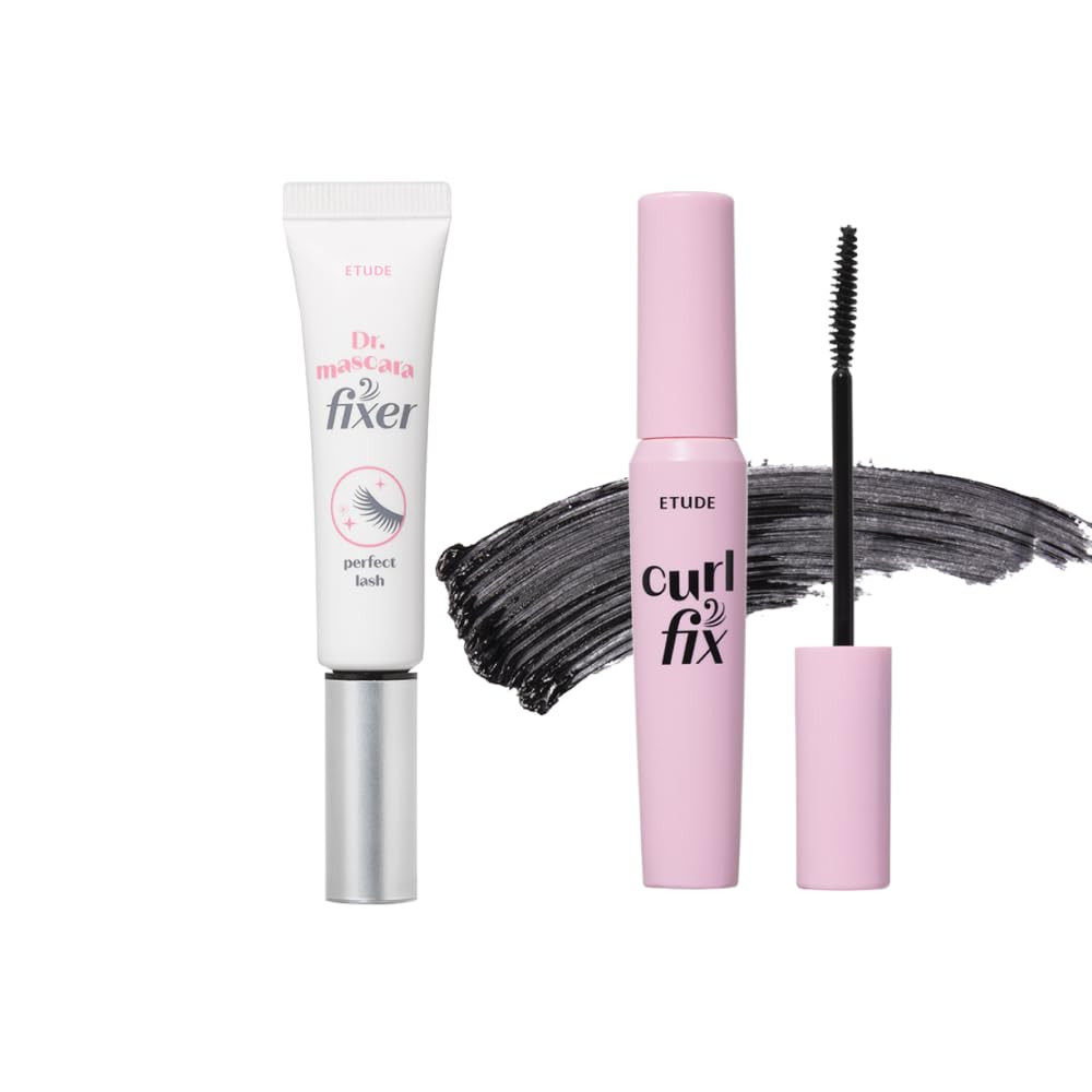 ETUDE Dr. Mascara Fixer For Perfect Lash & Curl Fix Mascara (Black) | Amazon (US)