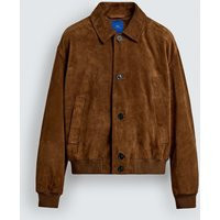 Zara - Aaron Levine X Zara Cropped Suede Leather Jacket - Tobacco - M - Man | Zara US