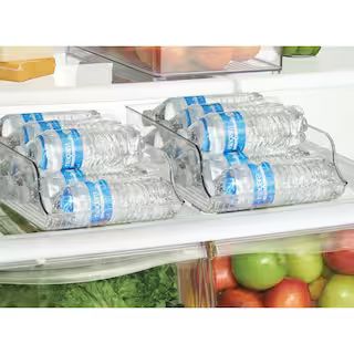 iDesign Clear Fridge Binz Water Bottle Refrigerator Bin (Set of 2) 72730M2 - The Home Depot | The Home Depot