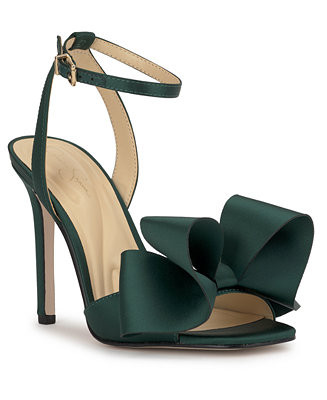 Jessica Simpson Women's Olivine Bow High-Heel Stiletto Dress Sandals - Macy's | Macy's