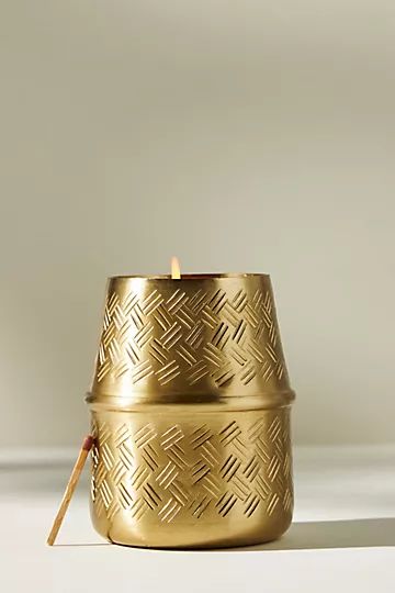 Artisan Weave Candle | Anthropologie (US)