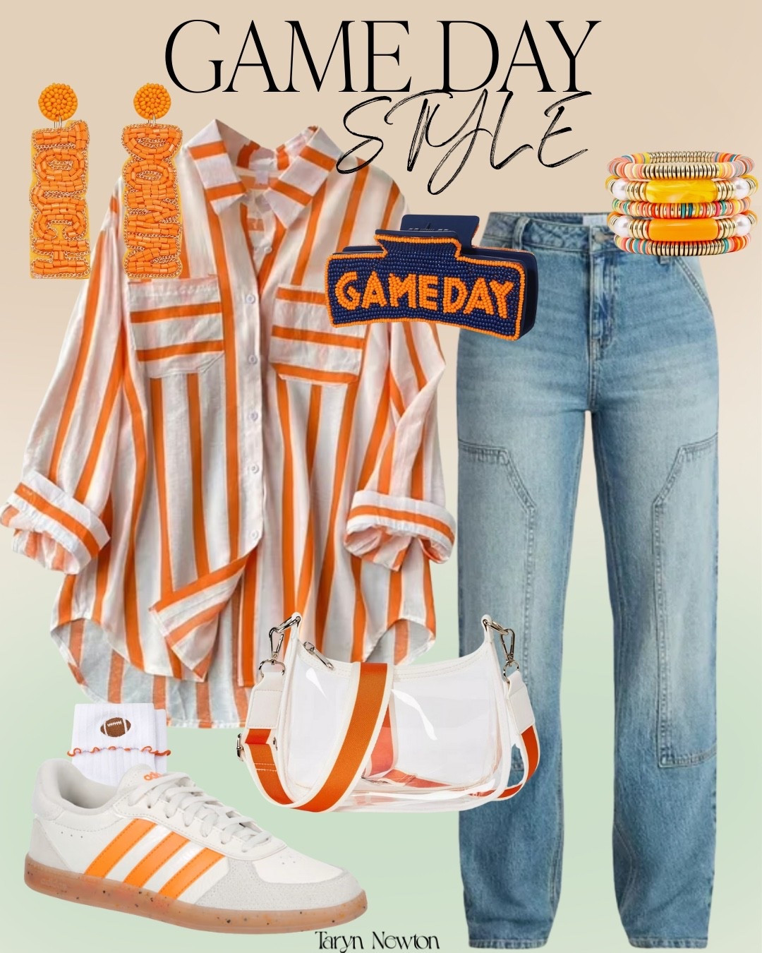 Orange game day style 🧡

#LTKautumn #LTKStyleTip #LTKU