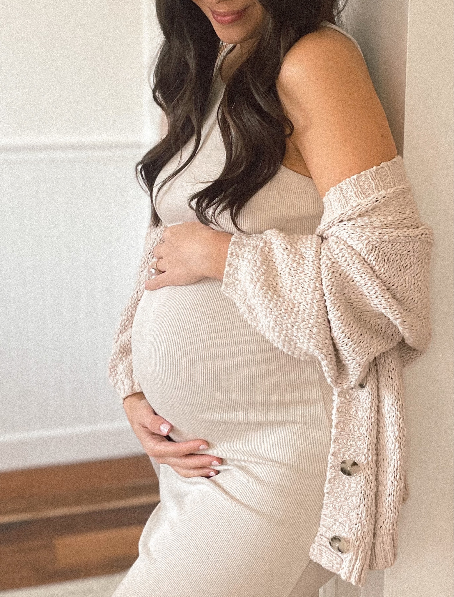 ribbed midi dress | maternity friendly 

#LTKstyletip #LTKbump
