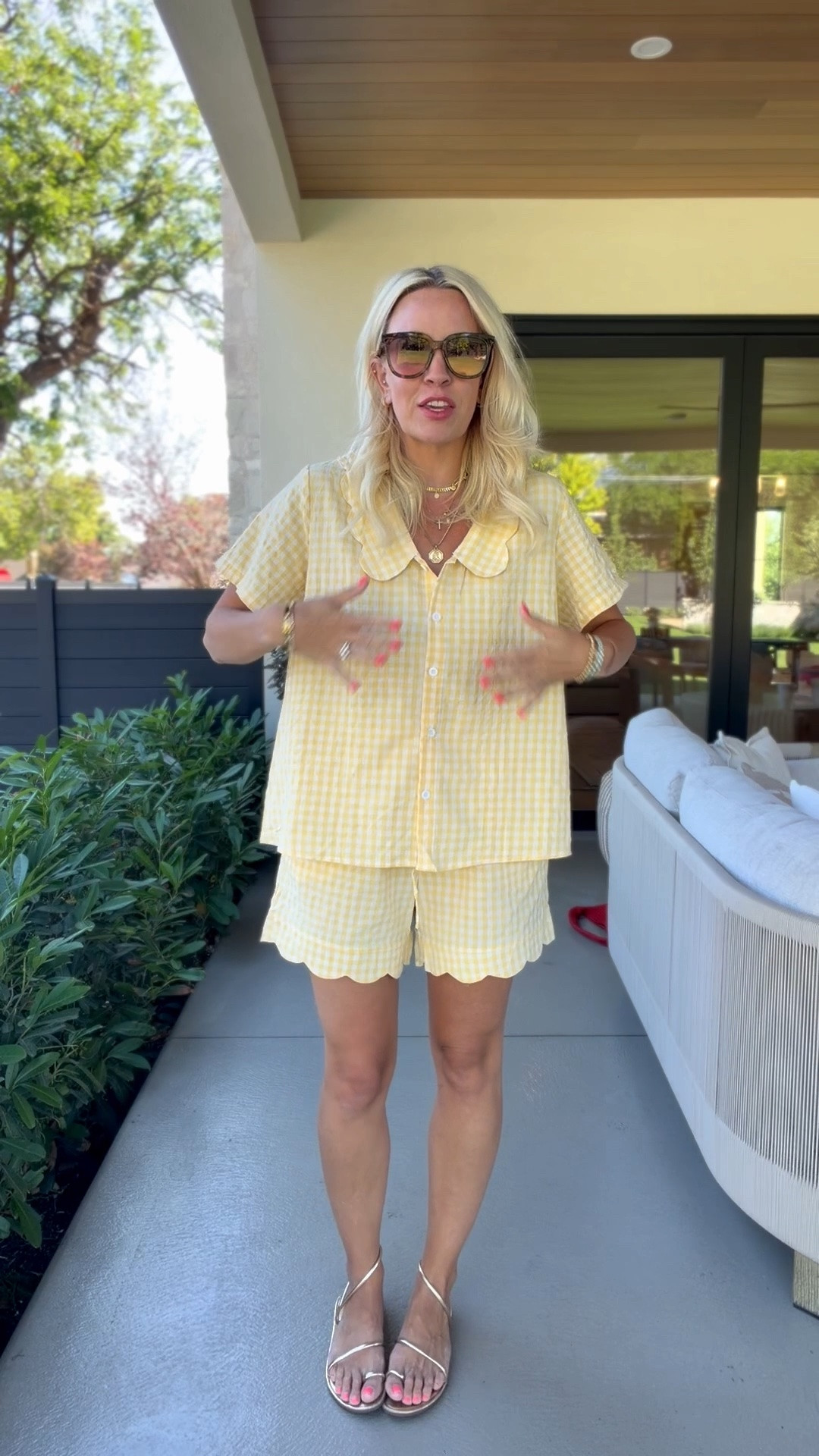 How cute is this yellow gingham set?! Size M

#LTKootd #LTKgrwm #LTKmomlife