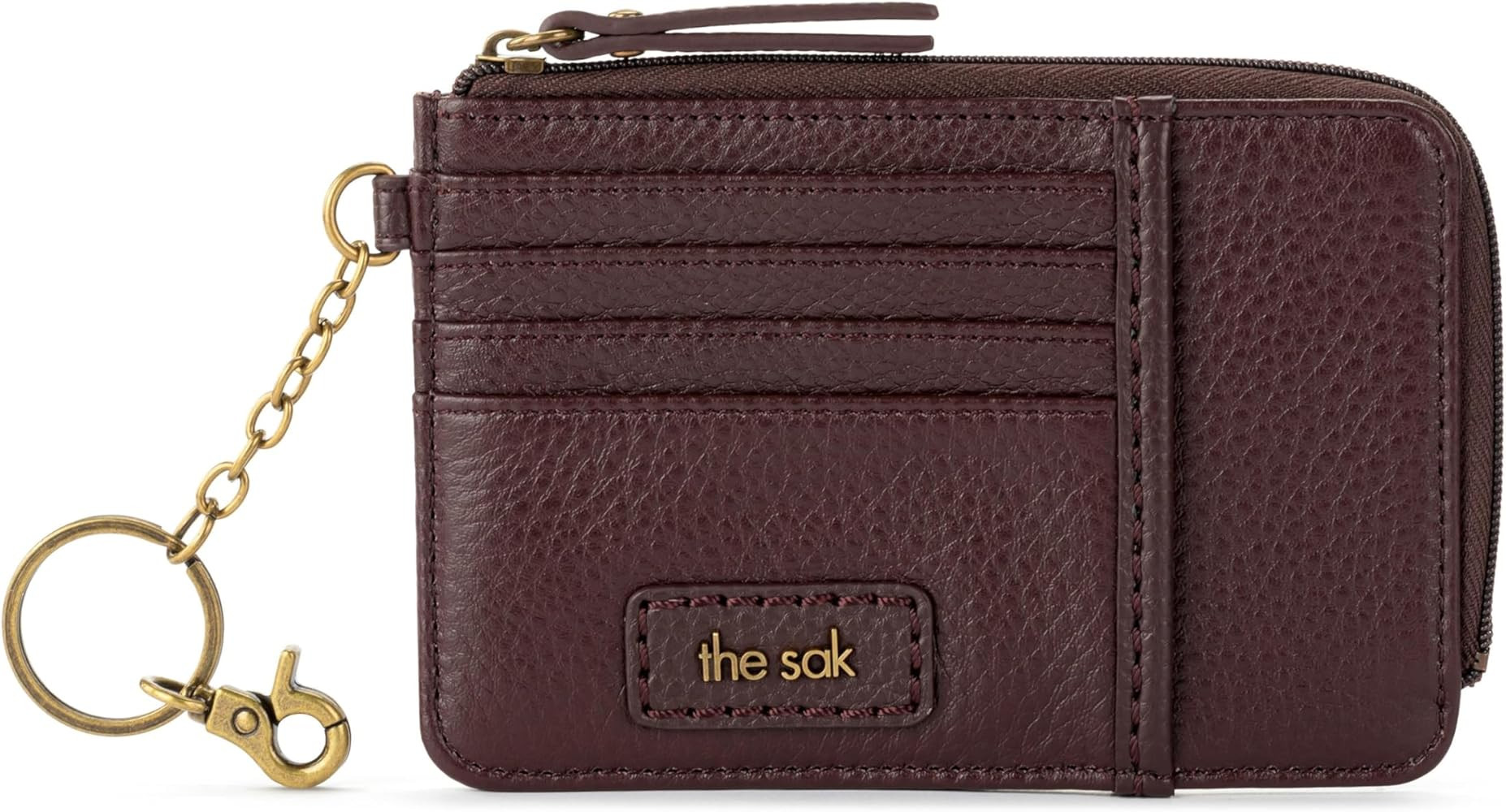 The Sak Iris Card Wallet - Women's Leather Wallet For Everyday - Slim Wallet With Zipper, Credit ... | Amazon (US)