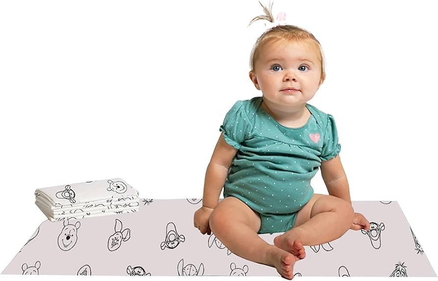 Disney Baby by J.L. Childress Disposable Changing Pads for Baby - Diaper Changing Table Covers, T... | Amazon (US)