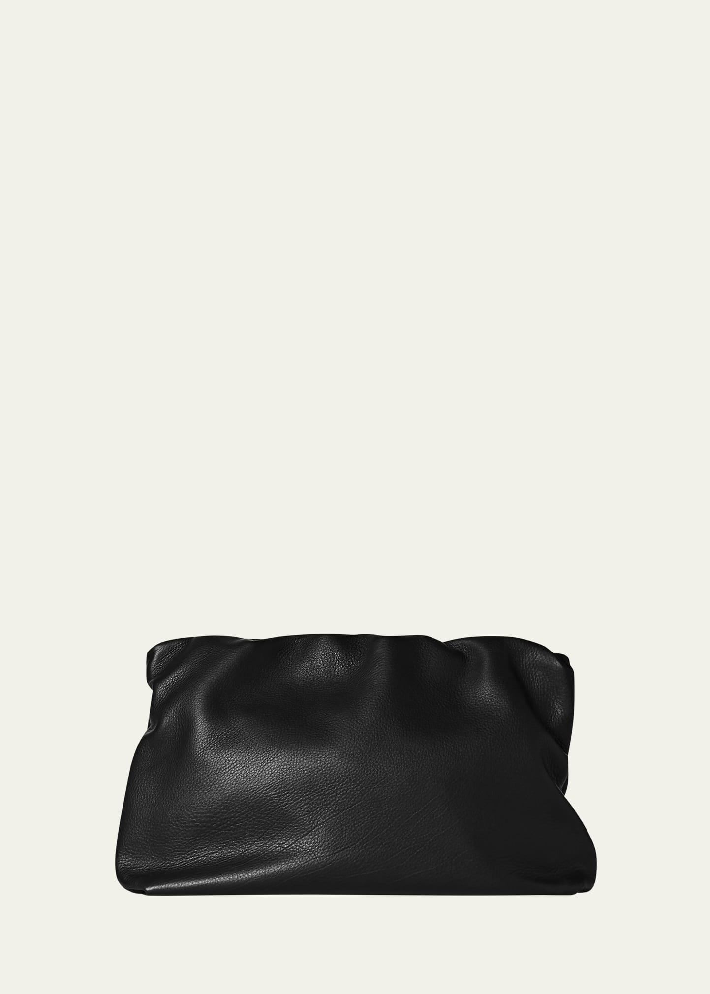 THE ROW Bourse Small Clutch in Small Grained Calfskin | Bergdorf Goodman