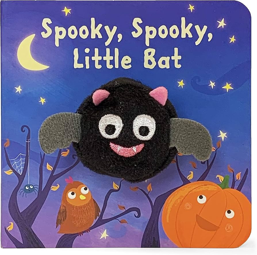 Spooky, Spooky, Little Bat Finger Puppet Halloween Board Book Ages 0-4 | Amazon (US)