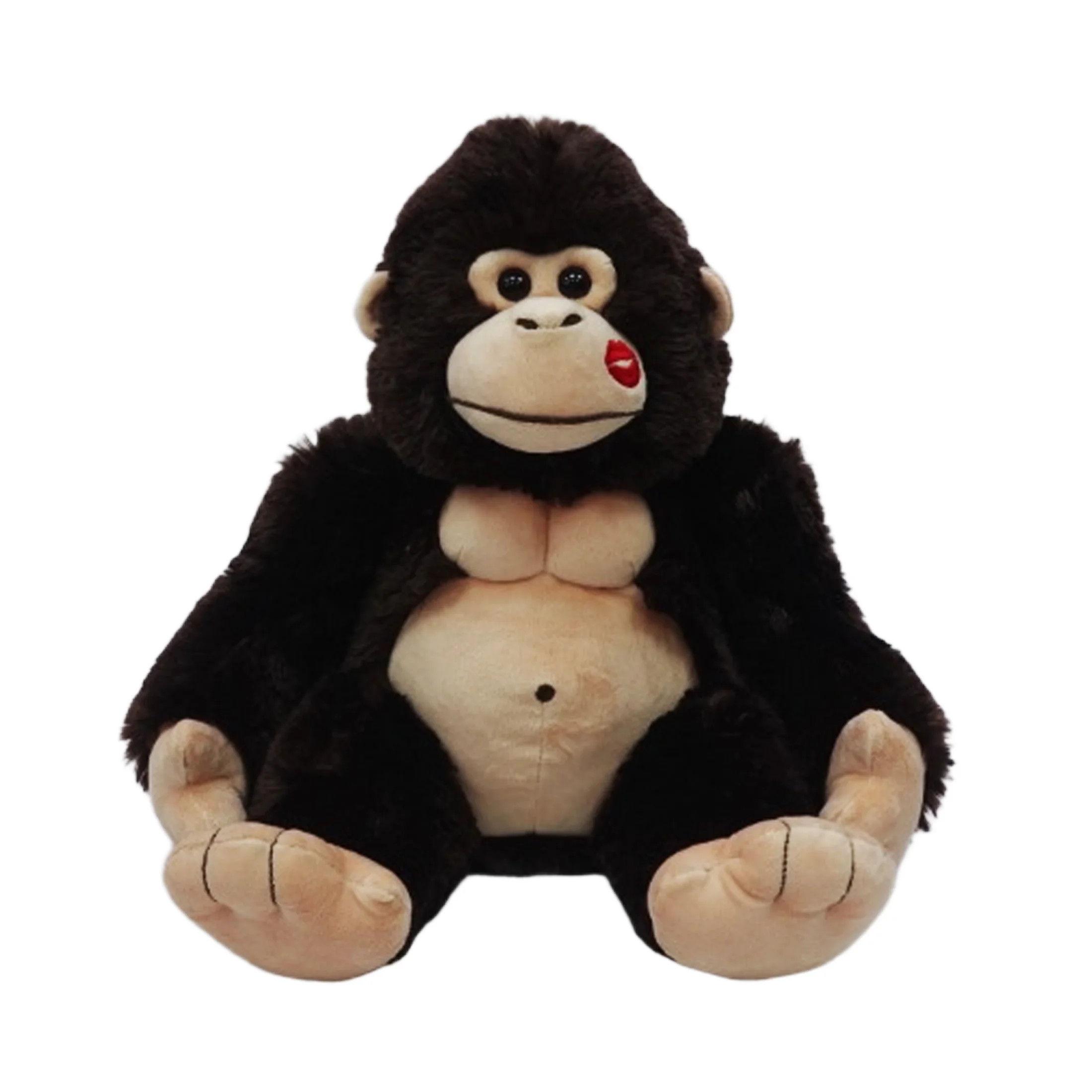 Large Gorilla Plush, Brown, 14", Valentine's Day by Way To Celebrate | Walmart (US)