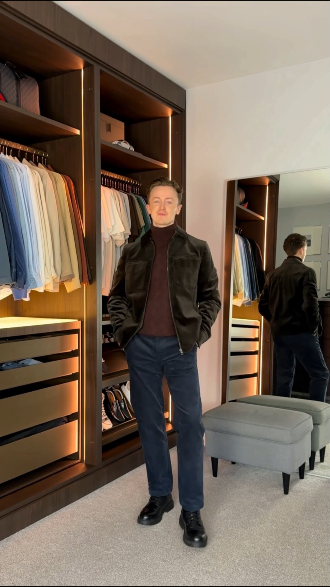 The perfect Christmas Day outfit, 
These colours and textures😮‍💨

All from @marksandspencerman 
#marksandspencer #ootdmen #christmasoutfit