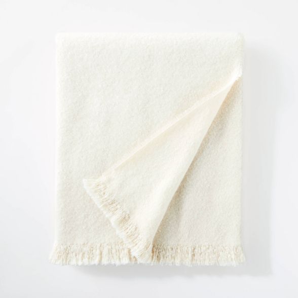 Boucle Faux Mohair Throw Blanket - Threshold™ designed with Studio McGee | Target