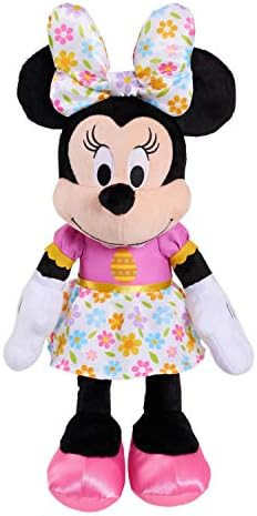 Disney Easter Large 19 Inch Plush Minnie Mouse in Spring Themed Dress and Oversized Matching Bow,... | Amazon (US)