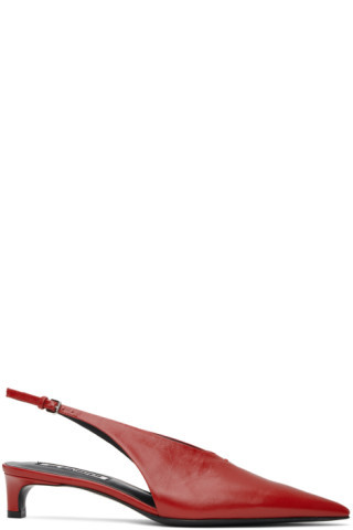 Red Slingback Heels | SSENSE