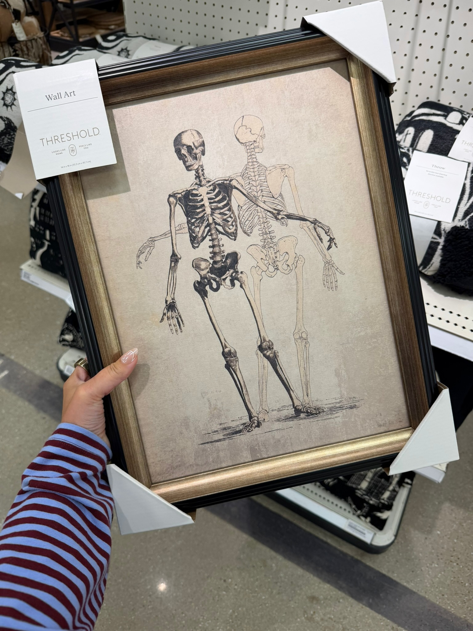 Halloween decor that feels spooky without being cheesy 👻 this $25 Threshold skeleton wall art has such a cool vintage feel and would look so good styled into a gallery wall, entryway or layered on a shelf for fall.

fall outfits women over 50, wedding guest dress summer, date night outfits, fall wedding guest dresses, teacher outfits, country concert outfits, concert outfit ideas, fall decor, business casual workwear, travel outfits
 

 #LTKSeasonal #LTKHome