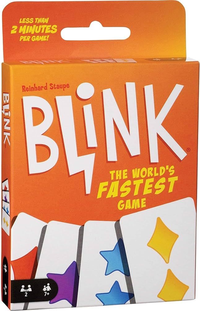 Mattel Games Reinhard Staupe's BLINK Family Card Game, Travel-Friendly, with 60 Cards and Instruc... | Amazon (US)