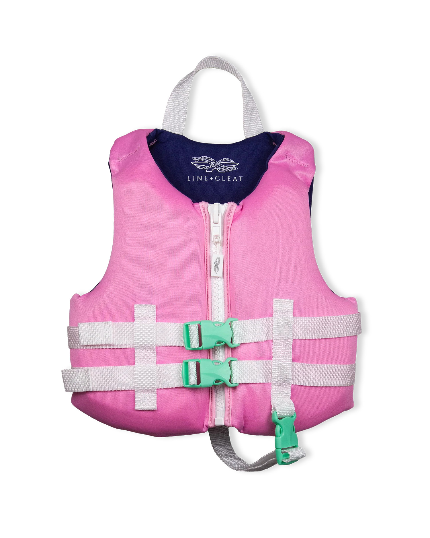 Pink USCG Life Jacket (30-50 lbs) | Line + Cleat