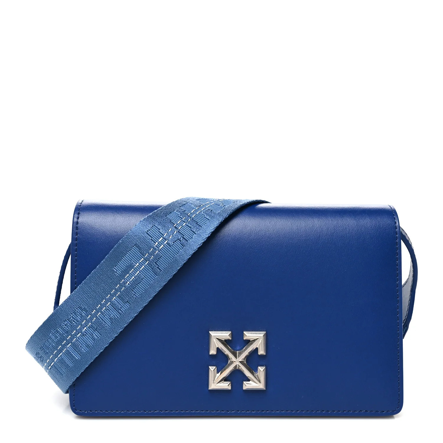 Calfskin Jitney 0.5 Crossbody Bag Blue | FASHIONPHILE (US)