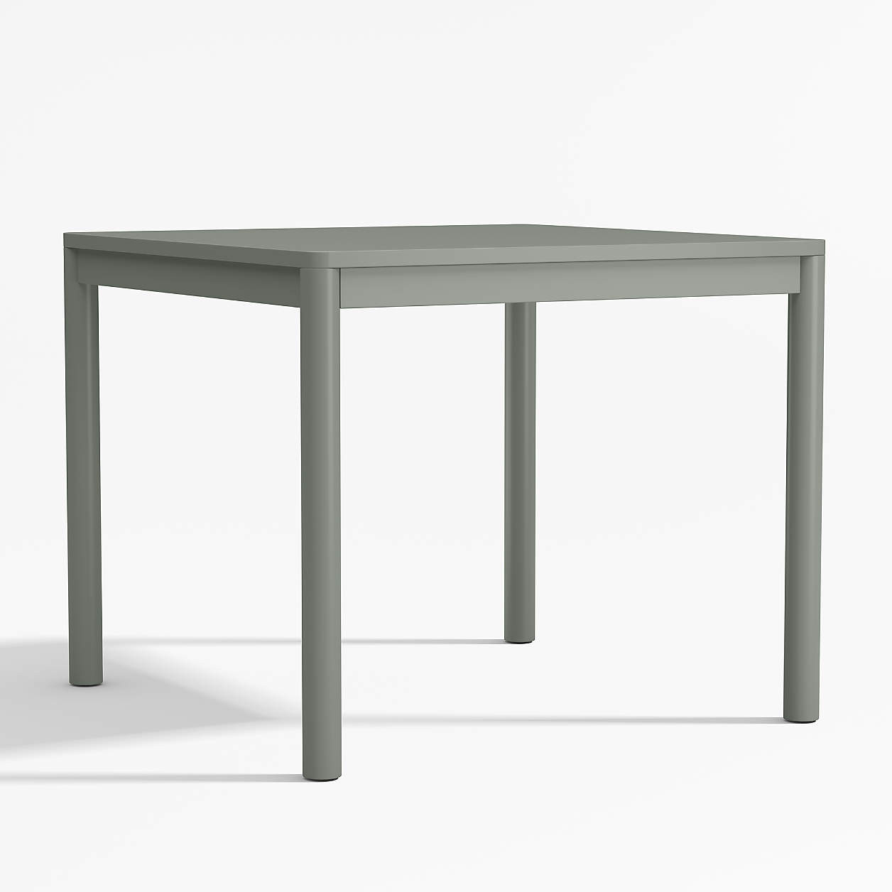 Classic Laurel Green Wood Square Kids Play Table + Reviews | Crate & Kids | Crate & Barrel