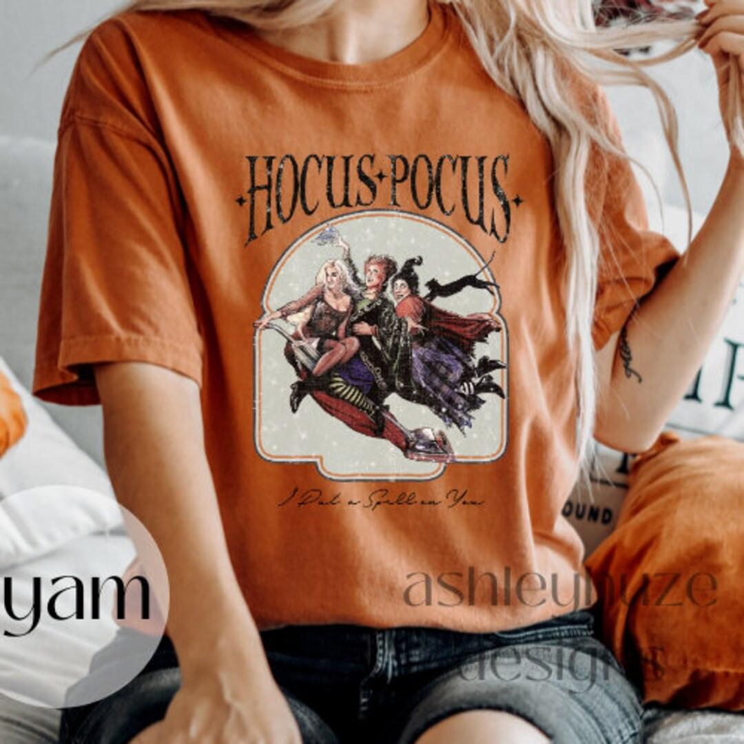 Hocus Pocus Vintage T Shirt Halloween Vintage Hocus Pocus - Etsy | Etsy (US)