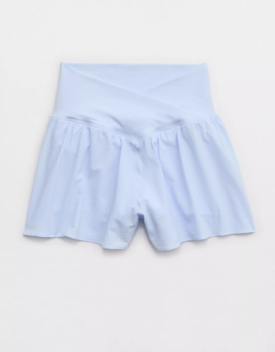 OFFLINE By Aerie Real Me Seersucker Crossover Flowy Short | Aerie
