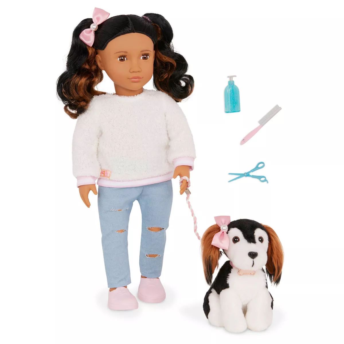 Our Generation Nastassia & Angel 18" Doll & Pet Puppy Set | Target