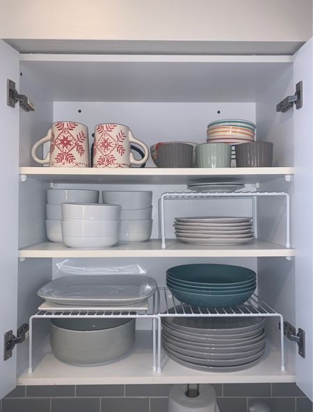 I’m a firm believer in fully optimizing your space - and sometimes, that means looking up.

If you aren’t utilizing all of the vertical space in your home, you’re missing out on so much untapped potential! For example, all this dish cabinet needed was a shelf riser or two to add extra storage and better organize the space for easy use.

Oftentimes, organization isn’t as hard as you think - you just need to look at things from a different perspective.

That’s why I’m here: to help you discover organizing mistakes you’re making - and missing - and create lasting solutions.

#organized #organizing #organization #professionalorganizer #professionalorganizing #virtualcoach #onlinecoach #homeorganizer #homeorganization #homeorganizing #organizinginspiration #organizingideas #organizingtips #organizinghacks #momsofinstagram #support #supportsmallbusiness #supportwomanowned #busymom #busymoms #busywoman #busywomen #diyorganizer #diyorganization #diyers #organizingcoach #virtualorganizing #virtualorganizer #closetorganization #closetstorage #storagediy