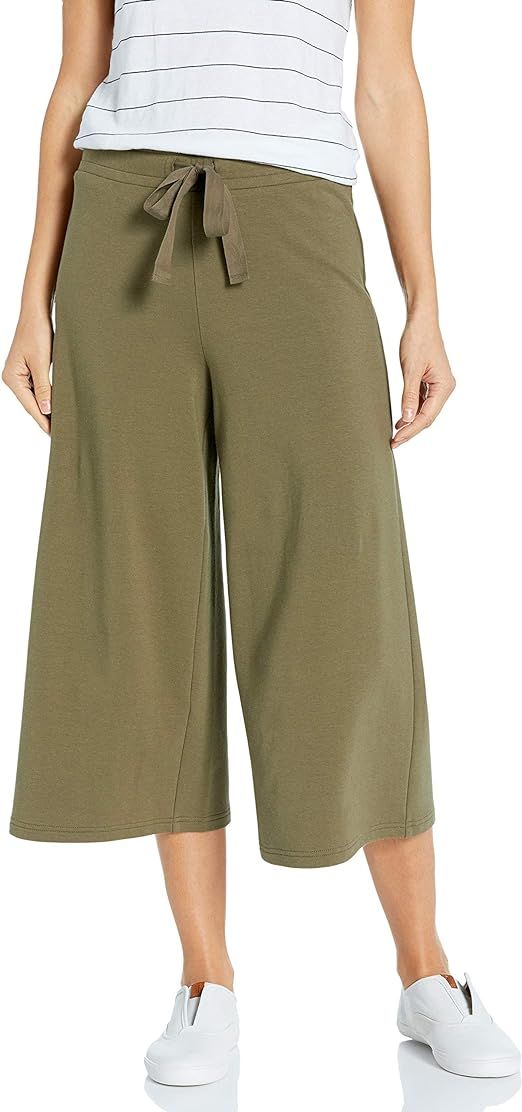 Daily Ritual Women's Terry Cotton and Modal Culotte Pant | Amazon (US)