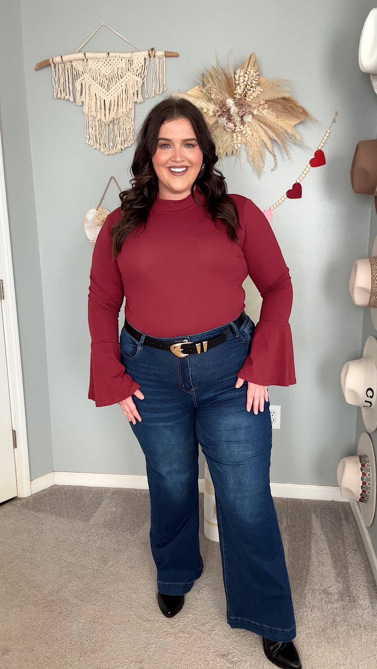 Amazon casual bodysuit outfit 🖤 
Top: XXL
Jeans: 16 

#LTKPlusSize #LTKStyleTip #LTKFindsUnder50