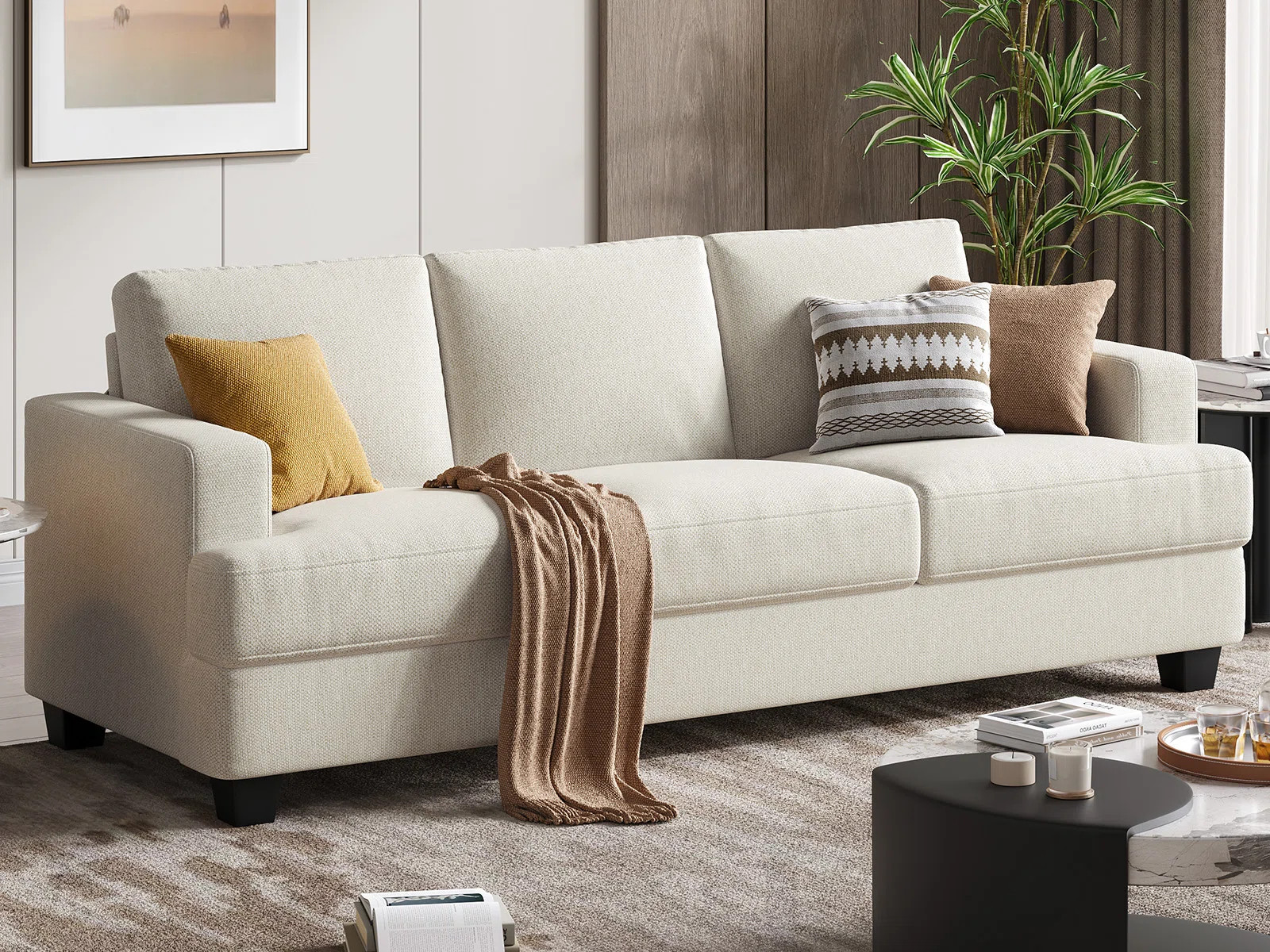 Brooklington 89'' Upholstered Sofa | Wayfair North America