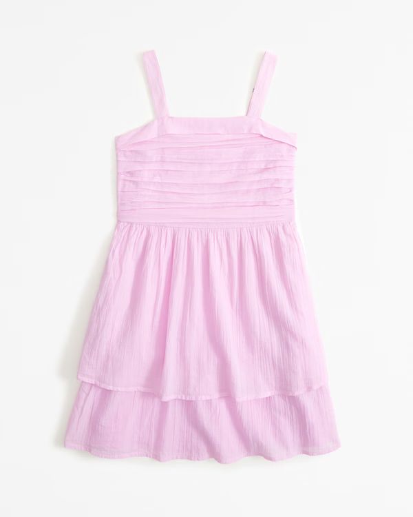 girls emerson tiered mini dress | girls dresses & rompers | Abercrombie.com | Abercrombie & Fitch (US)