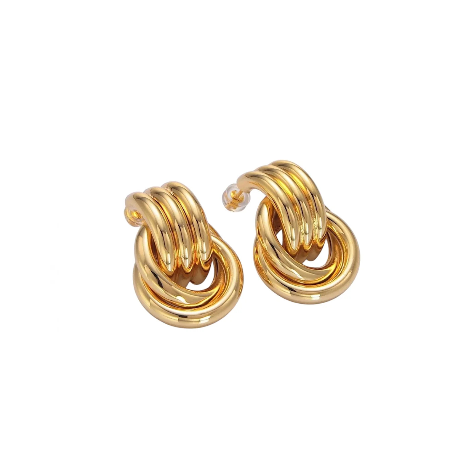 Brilliance Knot Earrings - Gold Filled | YUMIYU