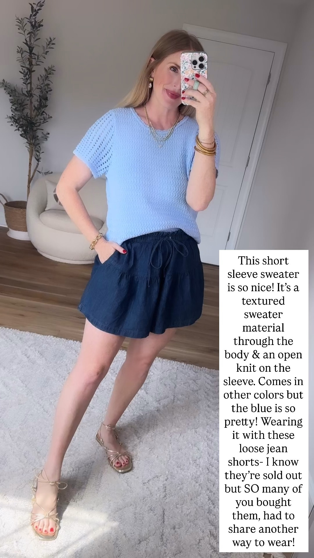 Walmart try on, time and tru, loose denim shorts, Walmart style

#LTKootd #LTKmomlife