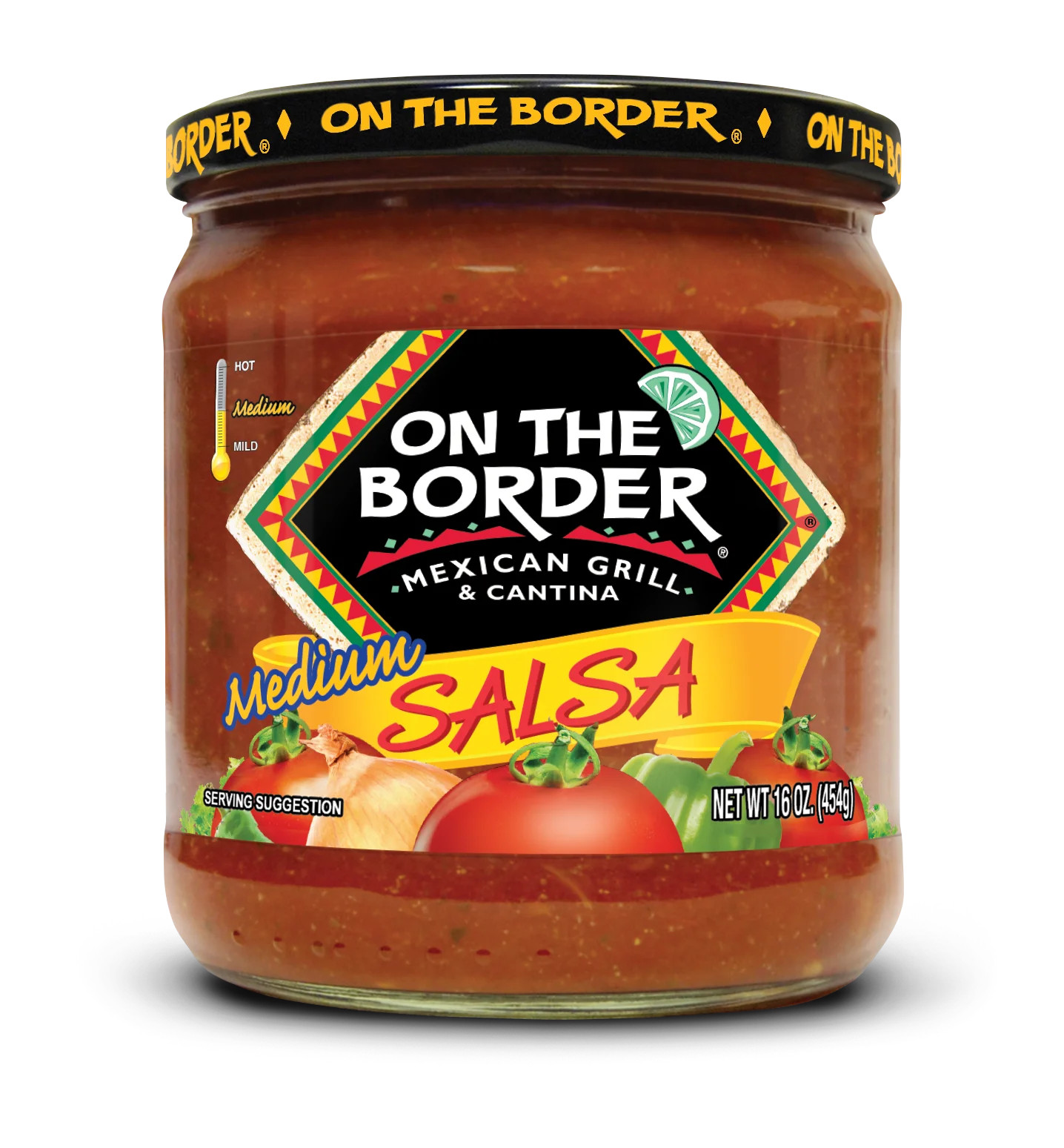16 oz On The Border Medium Salsa | Walmart (US)