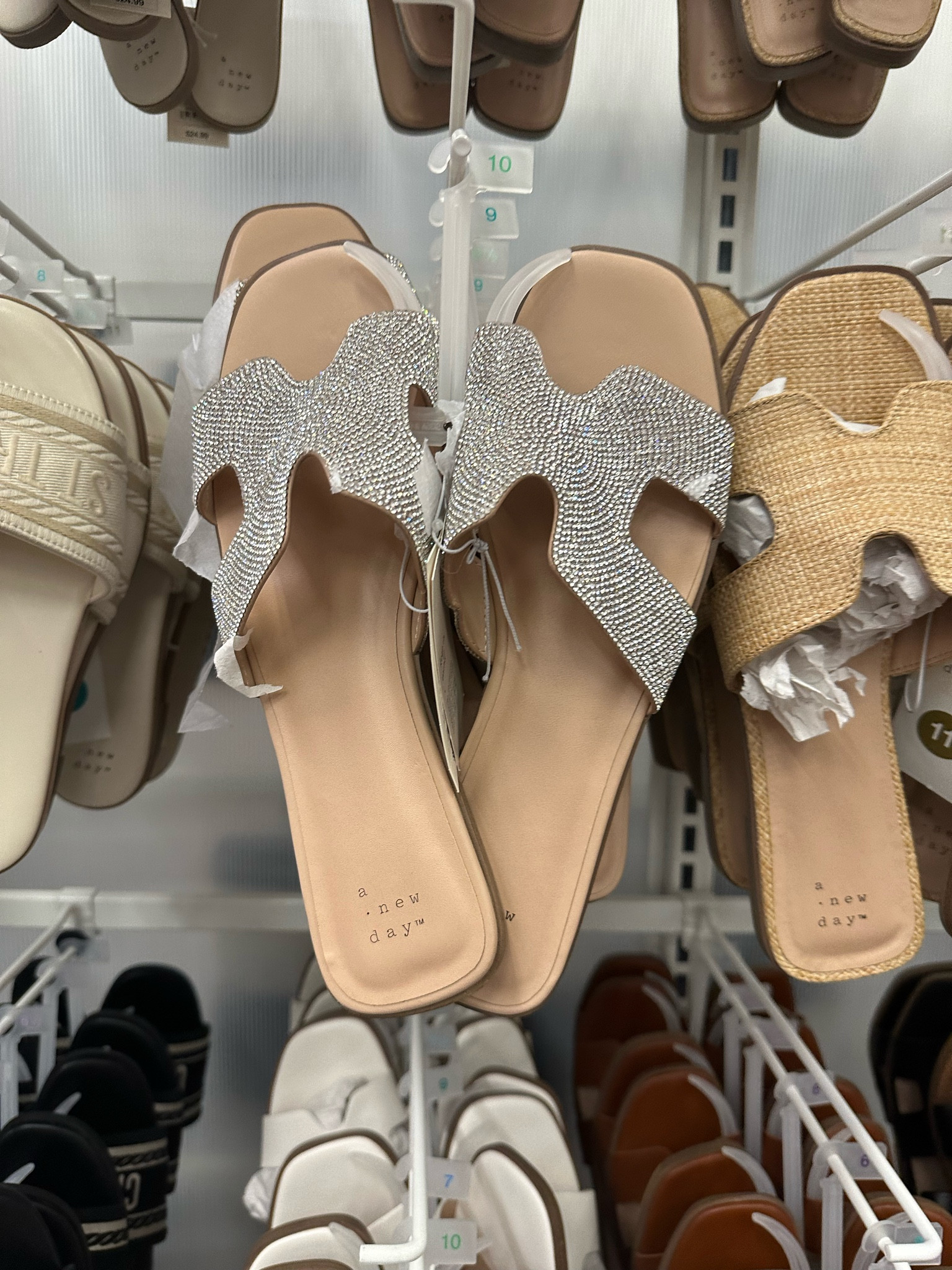 Love these sandals for spring! The cutest with the rhinestones. 

Target finds, sandals,
Spring style 

#LTKstyletip #LTKfindsunder50 #LTKshoecrush