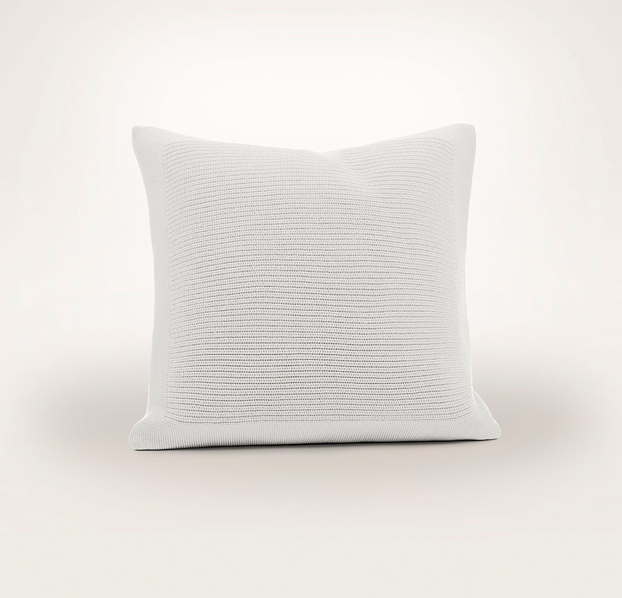 Ribbed Knit Pillow Cover (20x20) | Boll & Branch