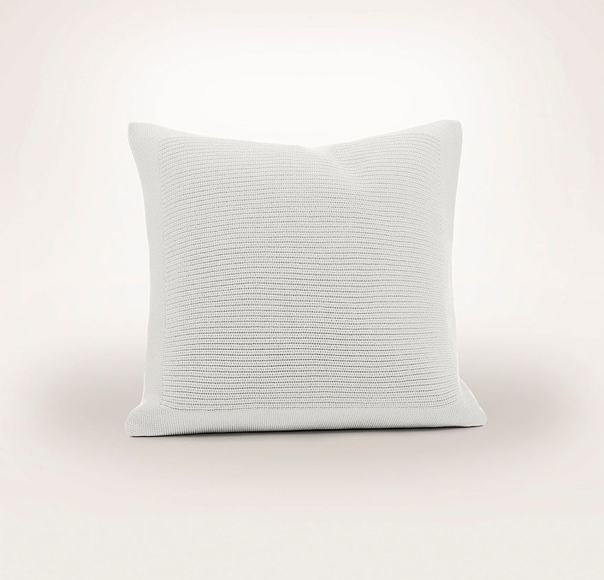 Ribbed Knit Pillow Cover (20x20) | Boll & Branch