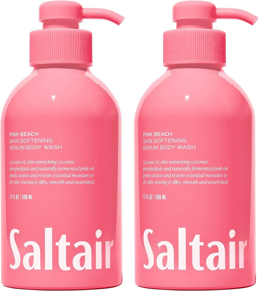 Saltair Body Wash, Pink Beach 2-Pack. Moisturizing Body Cleanser with Monoi Oil and Cupuacu Butte... | Amazon (US)