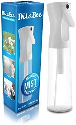 Continuous Mist Empty Spray Bottle For Hair, 10 Oz - Salon Quality 360 Water Misting Sprayer - Pr... | Amazon (US)