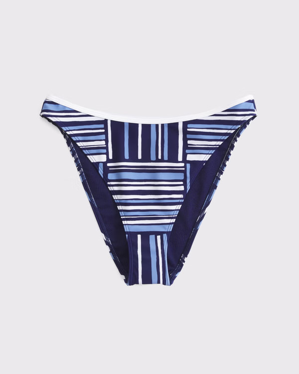 Women's Mid Rise High-Leg Moderate Bottom | Women's Swimwear | Abercrombie.com | Abercrombie & Fitch (US)