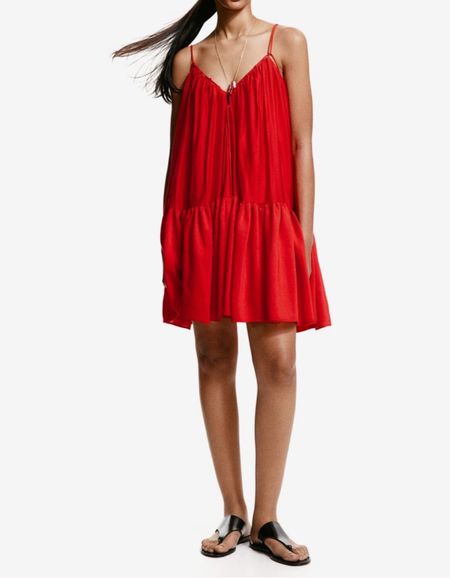 Red mini dress 

#LTKfindsunder50 #LTKstyletip #LTKSeasonal