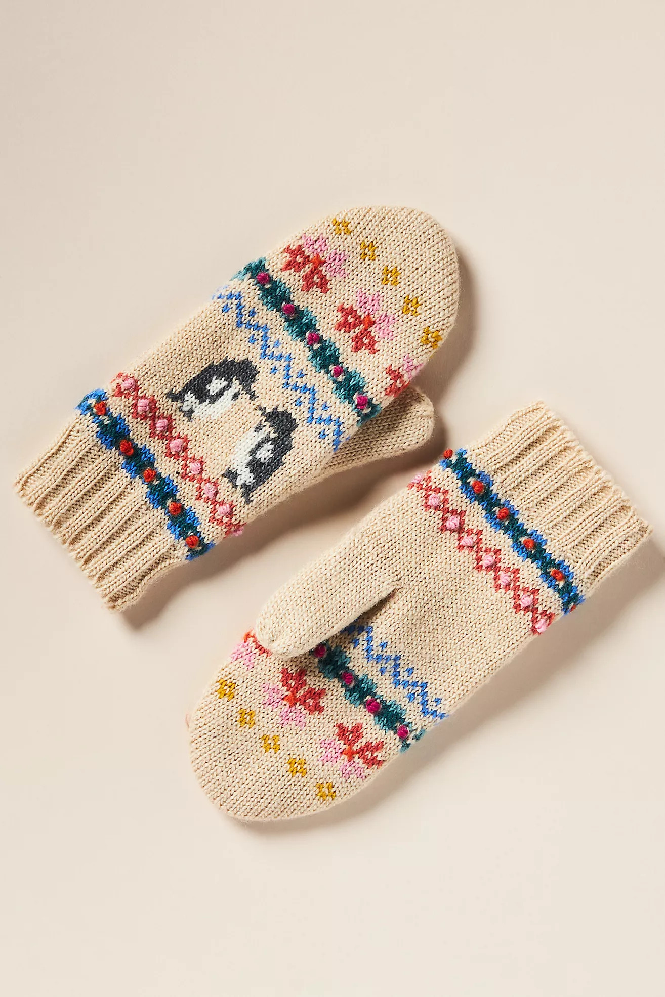 French Knot Penguin Palooza Mittens | Anthropologie (US)