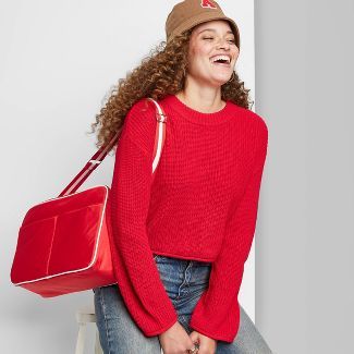 Women's Crewneck Boxy Pullover Sweater - Wild Fable™ | Target