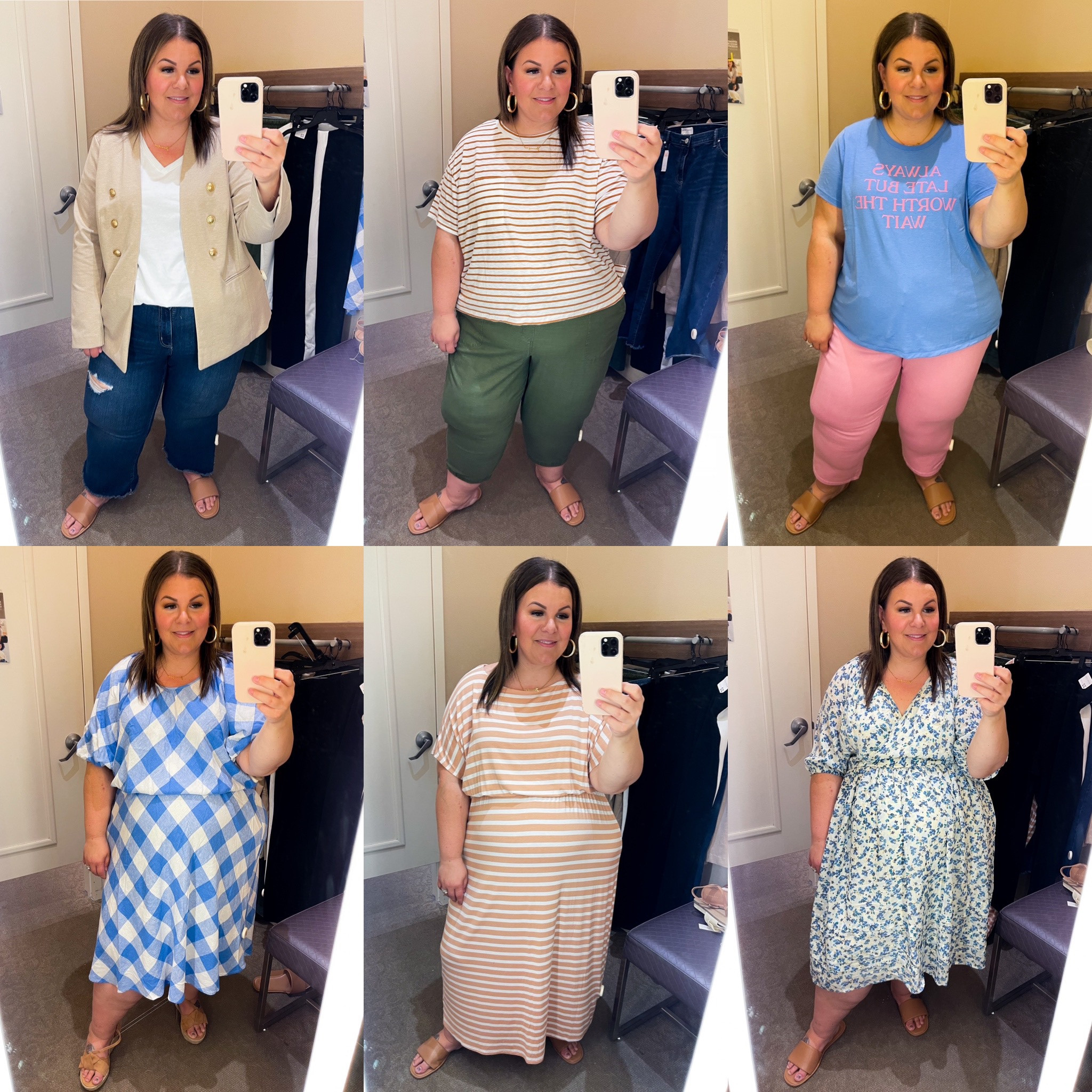 Plus size outfits from Lane Bryant! Almost everything is 50% off! Lots of cute plus size summer wedding guest dresses, plus size vacation dresses, plus size white dresses, etc. Also found a great plus size blazer and jeans! 

#LTKFind #LTKsalealert #LTKcurves