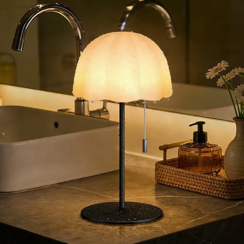 FUYO IP44 Waterproof Shower Lamp,Work 13H-Plus Rechargeable Bathroom Lamp, RGB and White LED Night Light for Kid, Outdoor Water-Resistant Cordless Portable Table Lamp for Bathroom/Bedroom/Diningroom | Amazon (US)