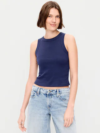 Snug Crop Tank Top | Old Navy (US)