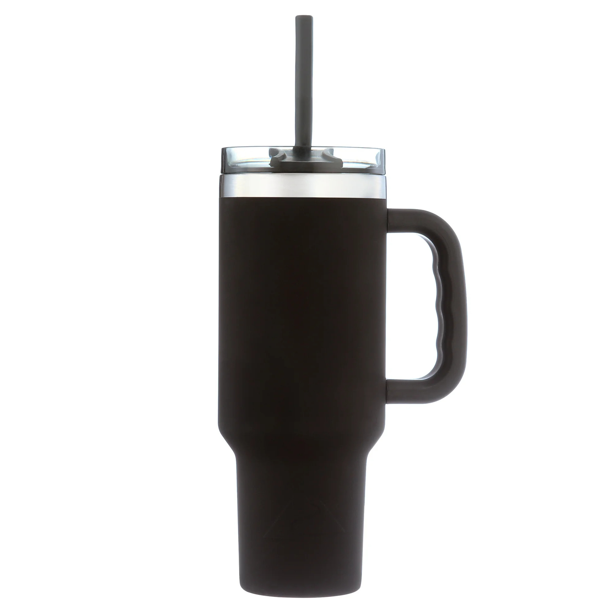 Ozark Trail 40 oz Vacuum-Insulated Stainless-Steel Tumbler with Handle, Black - Walmart.com | Walmart (US)